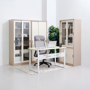 Informa Kiev Lemari Arsip Kantor Metal Slide - Cokelat Muda Lemari Kabinet Office Cabinet Penyimpanan Indoor Furniture Kantor Sekolah