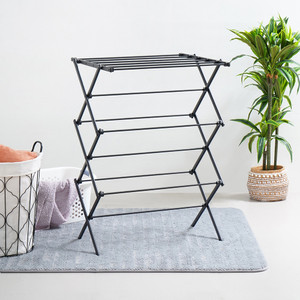Informa 75X60X103 cm Gretta Jemuran Baju - Hitam Tempat Jemur Baju Drying Rack Gantungan Laundry Perlengkapan Rumah Tangga