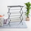 Informa 75X60X103 cm Gretta Jemuran Baju - Hitam Tempat Jemur Baju Drying Rack Gantungan Laundry Perlengkapan Rumah Tangga