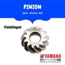 PINION GIGI NANAS 68V-45551-00 UNTUK MESIN TEMPEL YAMAHA 100PK 4TAK