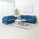 Informa Nordia Anniston Sofa Fabric 3 Seater Dallas Tempat Duduk Empuk Sofa Ruang Tamu Furniture Indoor Rumah Fabric Couch