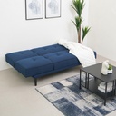 Informa Bleu Sofa Bed Fabric - Biru Tua Tempat Duduk Multifungsi Sofa Tidur 2In1 Kursi Santai Serbaguna Furniture Rumah
