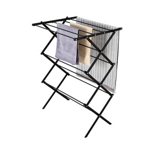 Informa 75X60X103 cm Gretta Jemuran Baju - Hitam Tempat Jemur Baju Drying Rack Gantungan Laundry Perlengkapan Rumah Tangga