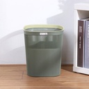 Informa 9 ltr Flo Tempat Sampah Tanpa Tutup - Hijau Tong Sampah Wadah Pembuangan Alat Kebersihan Indoor Trash Bin