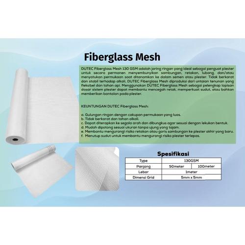 Fiberglass mesh waterproofing 60Gram 50Meter Fiberglass mesh waterproofing 80g 50M