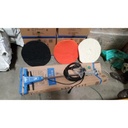 Mesin Poles Lantai  full set  free scrubbing pad putih, merah dan hitam