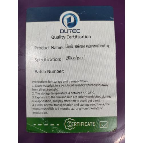 Dutec Aspal Cair Anti Bocor dan Rembes Asphalt Emulsion 20 Kg - Hitam