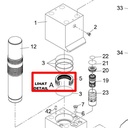 Seal Retainer Soosan SB81 Sparepart Hydraulic Breaker C31 111