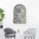 Informa 80.8X120.8X4 cm Hiasan Dinding Kanvas Art Arch Leaves E3