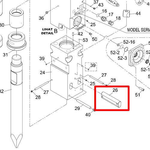Pin rod SB81