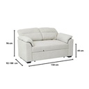 Informa Cloud Sofa Bed - Krem Indico