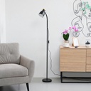 Informa Gia Lampu Lantai - Abu-Abu/Hitam