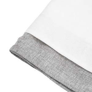 Informa Set 5 Pcs Table Runner & Tatakan Piring Linen - Abu-Abu