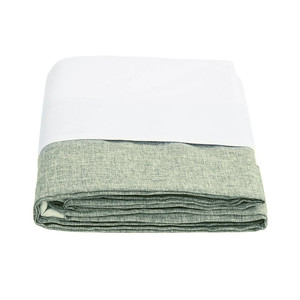Informa 140X220 cm Taplak Meja Linen Border - Hijau Sage