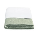 Informa 140X220 cm Taplak Meja Linen Border - Hijau Sage