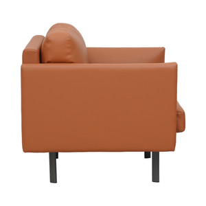 Informa Keanu Sofa Kulit 1 Seater - Cokelat