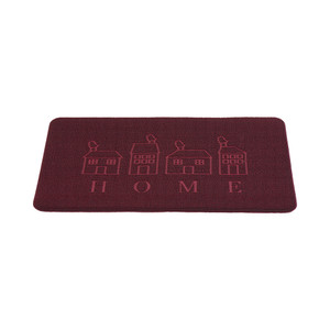 Informa 46X76 cm Keset Kamar Mandi Pvc Home - Merah Maroon