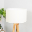 Informa Felton Lampu Lantai - Krem/Kayu
