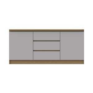 Informa 180 cm Ivy Ii Kabinet Bawah Dapur - Putih / Cokelat Oak