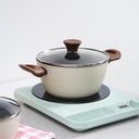 Informa Flonal 20 cm Botanica Panci Dutch Oven - Krem Beige