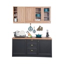 Informa 1.8 mtr Irish Kitchen Set Lemari Kabinet Dapur Serbaguna Kitchen Storage Tempat Penyimpanan Peralatan Masak Rak Atas Bawah Dapur Furniture Dapur