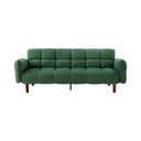 Informa Dimity Sofa Bed Fabric - Hijau Emerald Tempat Duduk Multifungsi Sofa Tidur 2In1 Kursi Santai Serbaguna Furniture Rumah