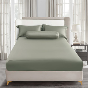 Informa 160X200 cm Set 7 Pcs Seprai Queen Tencel Luxe Laurel - Hijau Sprei Seprai Aesthetic Seprei Sheet Set Bed Sheet Aksesoris Tempat Tidur Set Sarung Bantal Sarung Guling