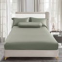 Informa 160X200 cm Set 7 Pcs Seprai Queen Tencel Luxe Laurel - Hijau Sprei Seprai Aesthetic Seprei Sheet Set Bed Sheet Aksesoris Tempat Tidur Set Sarung Bantal Sarung Guling