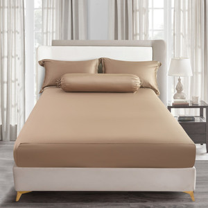 Informa 160X200 cm Set 7 Pcs Seprai Queen Tencel Luxe Hazel - Cokelat Sprei Seprai Aesthetic Seprei Sheet Set Bed Sheet Aksesoris Tempat Tidur Set Sarung Bantal Sarung Guling