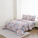 Informa 120X200 cm Set 4 Pcs Seprai Double Microfiber Xeno Sprei Seprai Aesthetic Seprei Sheet Set Bed Sheet Aksesoris Tempat Tidur Set Sarung Bantal Sarung Guling