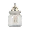 Informa 650 ml Set 3 Pcs Gold Mosque Dome Stoples Kaca Jar Tempat Simpan Snack Dan Permen Setoples Toples Serbaguna Perlengkapan Dapur Wadah Makanan