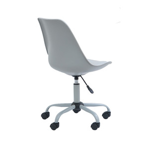 Informa Macaroons Kursi Kantor Sandaran Rendah - Abu-abu Tempat Duduk Kerja Dengan Roda Office Chair Kursi Staff Karyawan Furniture Indoor Kantor