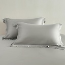 Informa 160X200 cm Set 7 Pcs Seprai Tencel Luxe Steel - Abu-Abu Sprei Seprai Aesthetic Seprei Sheet Set Bed Sheet Aksesoris Tempat Tidur Set Sarung Bantal Sarung Guling
