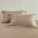 Informa 180X200 cm Set 7 Pcs Seprai King Tencel Luxe Hazel - Cokelat Sprei Seprai Aesthetic Seprei Sheet Set Bed Sheet Aksesoris Tempat Tidur Set Sarung Bantal Sarung Guling