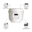 Kels 800 ml Warner Rice Cooker Multifungsi - Putih Magic Jar Magic Com Penanak Nasi Alat Masak Beras Elektronik Dapur