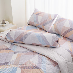 Informa 120X200 cm Set 4 Pcs Seprai Double Microfiber Xeno Sprei Seprai Aesthetic Seprei Sheet Set Bed Sheet Aksesoris Tempat Tidur Set Sarung Bantal Sarung Guling
