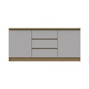 Informa 180 cm Ivy Ii Kabinet Bawah Dapur - Putih / Cokelat Oak