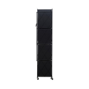 Informa Ollin Rak Besi Lipat 5 Tingkat - Hitam storage rack metal tempat penyimpanan serbaguna rak barang dokumen arsip organizer kantor sekolah