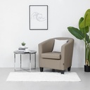 Informa Lexxy Sofa Fabric 1 Seater - Krem Beige