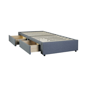 Informa Sleep Linford I I I Dipan Dengan Laci - Abu-Abu Ranjang Kasur Divan Tempat Tidur Furniture Kamar Tempat Matras