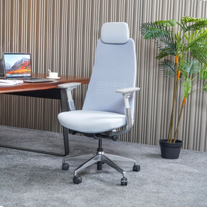 Most Geeta Kursi Kantor Sandaran Tinggi Tempat Duduk Kerja Dengan Roda Office Chair Kursi Staff Karyawan Furniture Indoor Kantor