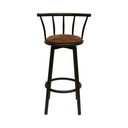 Informa Neo Mocha Kursi Bar Bar Stool Kursi Kafe Bartending Dengan Sandaran Furniture Ruang Makan
