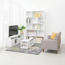 Informa Rana Rak Buku 10 Kompartemen - Putih Bookshelf Books Storage Cabinet Kabinet Tempat Buku Dan Majalah Rak Pajangan Serbaguna