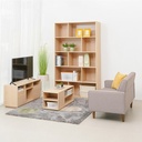Informa Rana Rak Buku 10 Kompartemen - Cokelat Maple Bookshelf Books Storage Cabinet Kabinet Tempat Buku Dan Majalah Rak Pajangan Serbaguna