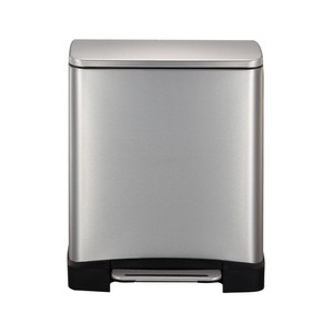 Informa Eko 20 Ltr Ecube Tempat Sampah Pedal Rectangle - Silver Tong Sampah Wadah Pembuangan Alat Kebersihan Indoor Trash Bin