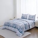 Informa 180X200 cm Set 6 Pcs Seprai King Microfiber Xanna Sprei Seprai Aesthetic Seprei Sheet Set Bed Sheet Aksesoris Tempat Tidur Set Sarung Bantal Sarung Guling