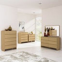 Informa Raphael Laci Penyimpanan 4 Tingkat - Cokelat Oak Laci Kabinet Serbaguna Cabinet Penyimpanan Indoor Multifunctional Drawer Storage Furniture Rumah