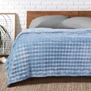 Informa 150X200 cm Selimut Polyester Willow - Biru Misty Blanket Kain Penghangat Tubuh Aksesoris Tempat Tidur Bedroom Accessories Perlengkapan Kamar Tidur
