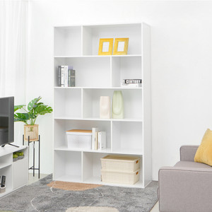 Informa Rana Rak Buku 10 Kompartemen - Putih Bookshelf Books Storage Cabinet Kabinet Tempat Buku Dan Majalah Rak Pajangan Serbaguna