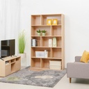 Informa Rana Rak Buku 10 Kompartemen - Cokelat Maple Bookshelf Books Storage Cabinet Kabinet Tempat Buku Dan Majalah Rak Pajangan Serbaguna